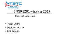 ENGR1201 –Spring 2017