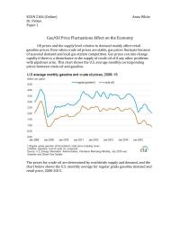 Econ Paper 1: Gas/Oil Price Fluctuations Affect on the Economy