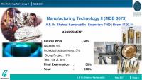 Manufacturing Models And Metrics