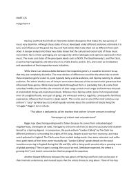 Hip-hop Vs Punk, A Musical Analysis