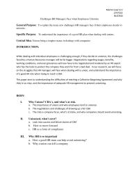 Hr Paper Outline