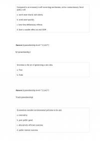 Economics 24112 Compared to an