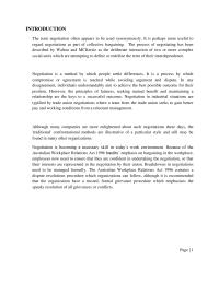 Negotiation In Industrial Relation
