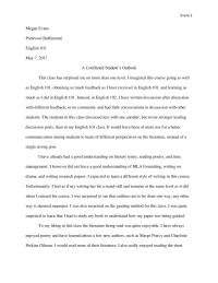 A Conflicted Student’s Outlook