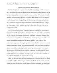 Written Reflection