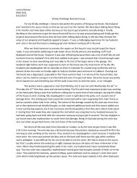 30 Day Challenge Narrative Essay