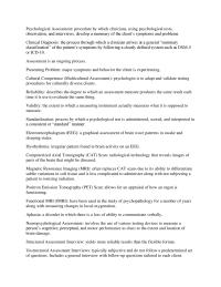 Sdf Psychological Assessment