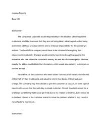 Ethical Scenarios