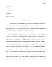 An Exploration Of Self