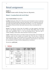 Retail 1Retail assignmentPART