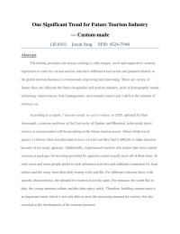 Contemporary Trends & Issues