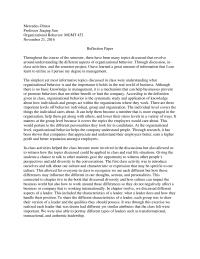 Reflection Paper Management