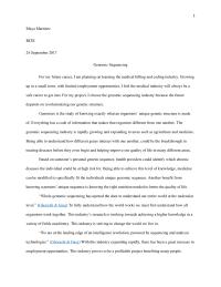 Genomic Sequencing