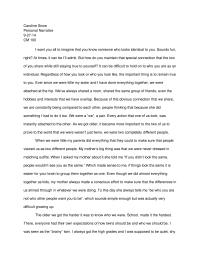 Personal Narrative Caroline