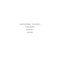 Business law Iqra Kalsoom