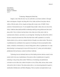 Global Studies Essay