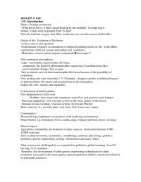 Plant Form And Function Study Guide