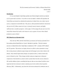 Effects Of Corn Subsidies In The United States
