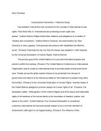 Historical Essay