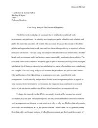 Organizational Behavior Case Studt 01