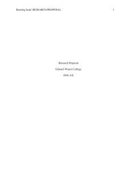 Research Proposal