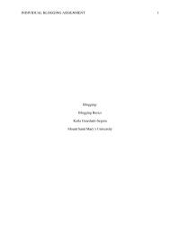 Blogging: Blogging Basics