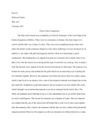 Getty Center Assignment