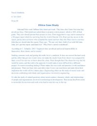Ethics Case Study Faisal