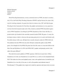 Analysis Essay Manigault