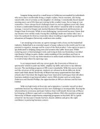 Personal Statement Imagine being