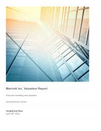 Marriott Inc. Valuation Report