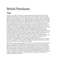 British Petroleum