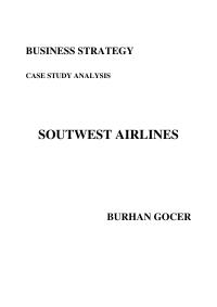 Southwest Airlines Analysis