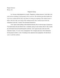 Plagiarism Essay