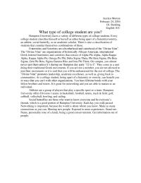 Classification Essay