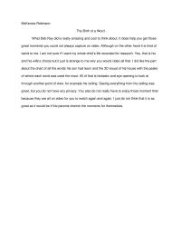 The Birth of a Word