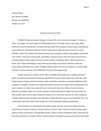 Paternity Leave for A Father