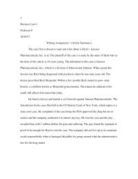Writing Assignment 1 JBusiness