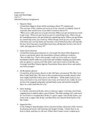 Informal Fallacies