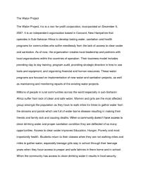 Water Project Inc