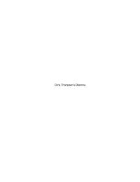 Chris Thompson’s Dilemma