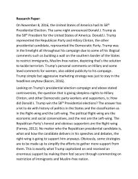 Usa President Election 2016