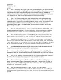 Astronomy – Lab 2
