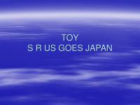 TOY S R US GOES JAPAN