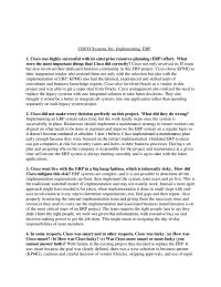 Cisco Case Study