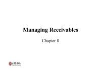Managing Recievables