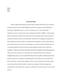 Learning Strategies