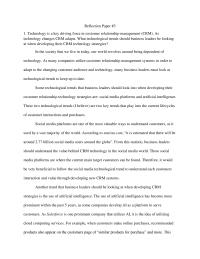 Reflection Paper 3