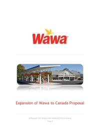 Expanding Wawa Into Canada