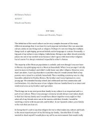 Culture and Diversity Project